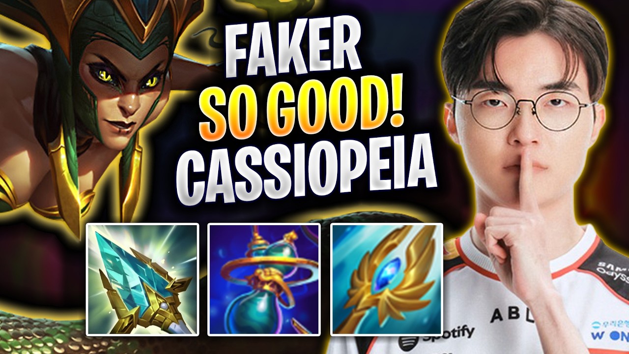 FAKER IS SO GOOD WITH CASSIOPEIA! - T1 Faker Plays Cassiopeia MID vs Twisted Fate! | Season 2026
