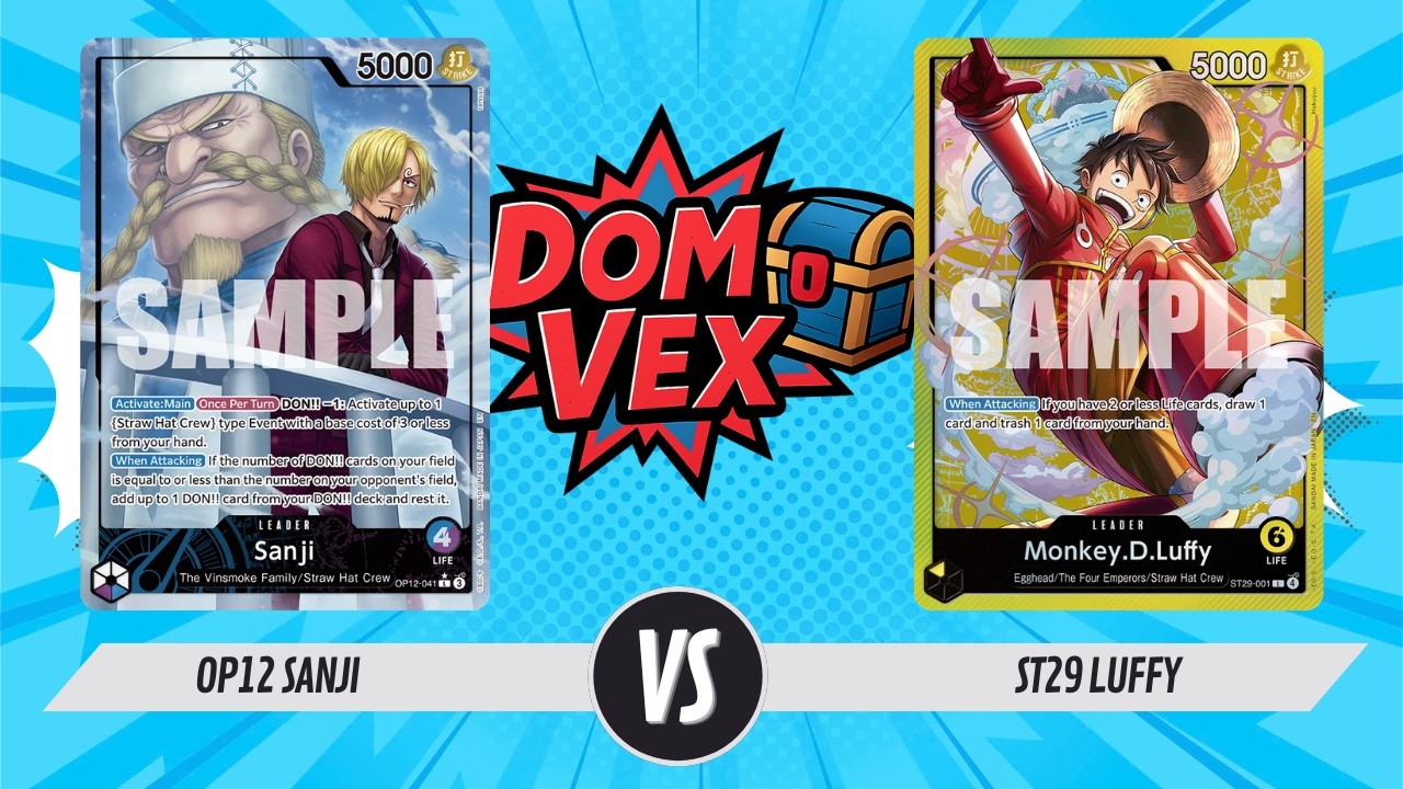 [OP14/EB03] OP12 UP Sanji vs ST29 Egghead Luffy | You Are My Cook! | 24Feb Locals Rd. 1