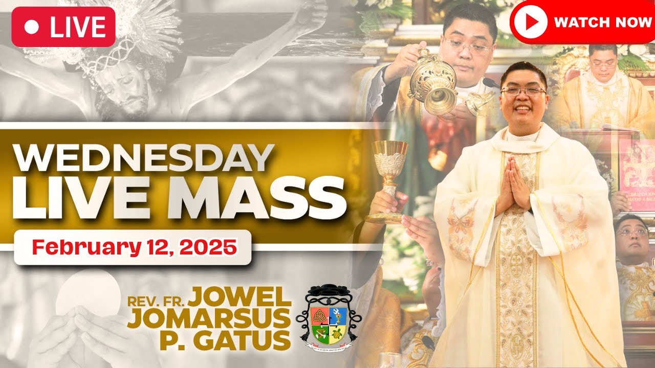 FILIPINO LIVE MASS TODAY ONLINE II FEBRUARY 12, 2025 II FR. JOWEL JOMARSUS GATUS