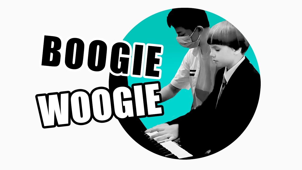 Boogie - Woogie, public piano. Olivier & Cole Lam, first meeting and jam session ever!!!