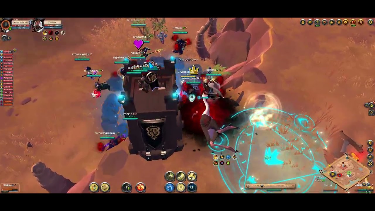 Albion Online Small Scale Fight C L A D E S vs XXX party #2