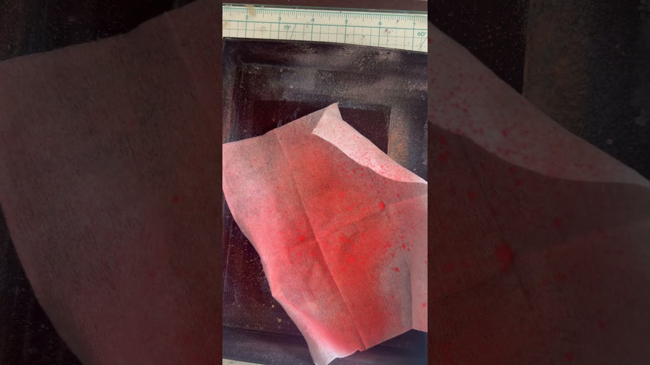 Distress spray on baby wipes #shots #shorts #timholtz #ranger #viral #distressspray #art #craft