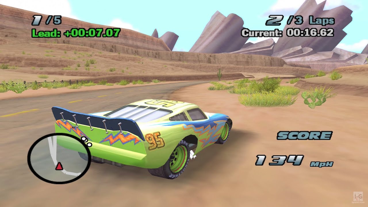Cars - GameCube Gameplay (4K60fps)