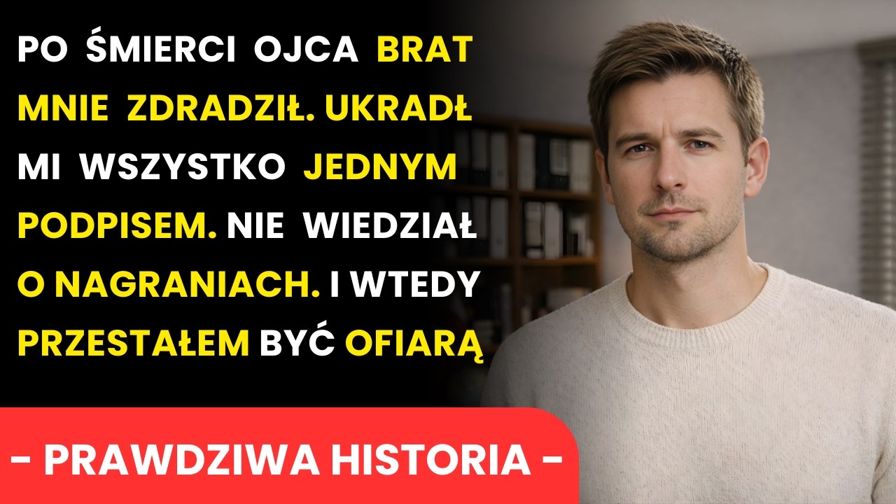 Mój własny brat chciał mnie zniszczyć. Nie spodziewał się ...