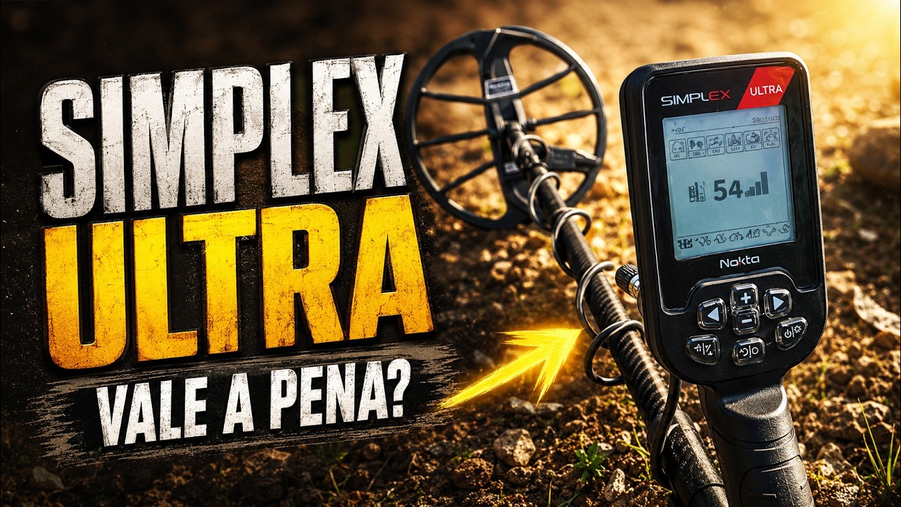 Nokta Simplex Ultra - Configurações e Testes - Detector de Metais