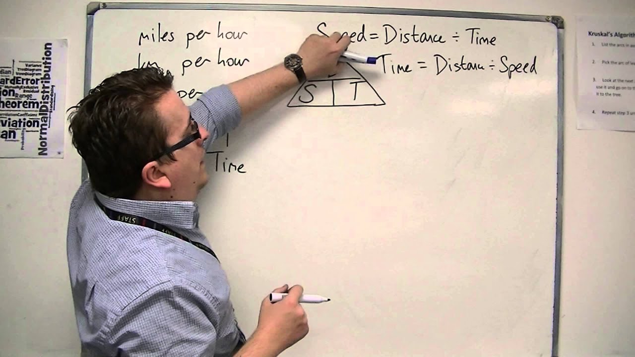 GCSE Maths from Scratch 7.07 Speed, Distance, Time