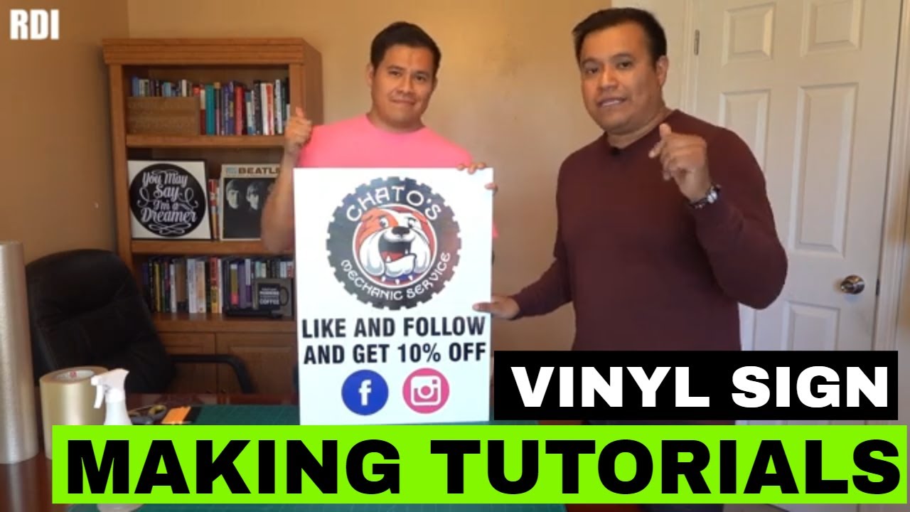 Vinyl sign making tutorials