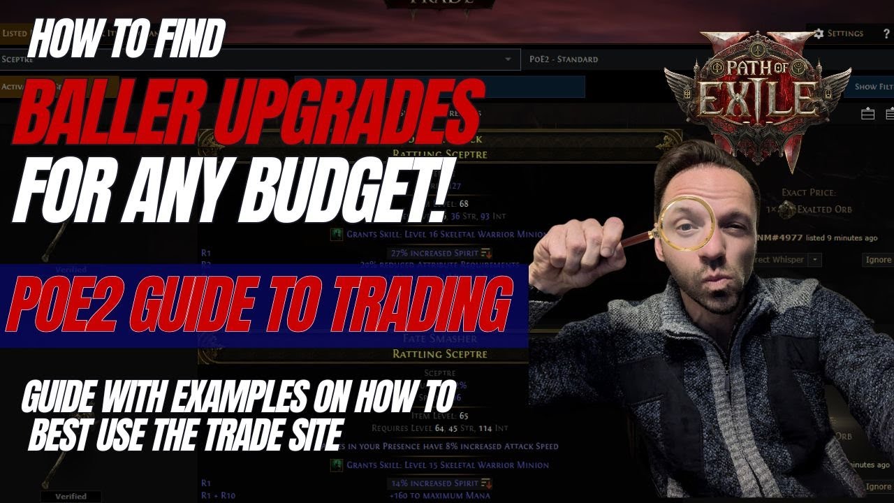 Best Gear Upgrades for ANY Budget! Trade Site Guide | Path of Exile 2 [POE2]