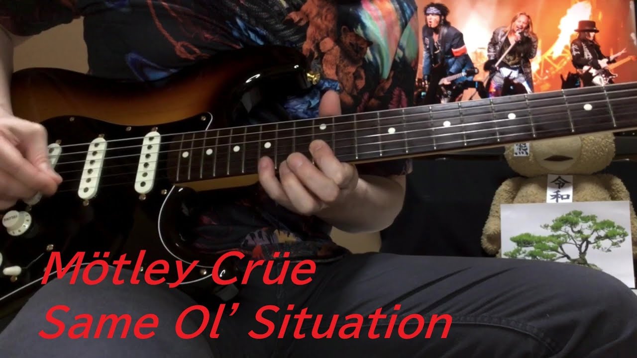 Mötley Crüe  Mick Mars  Same Ol' Situation (S.O.S)  Guitar Cover