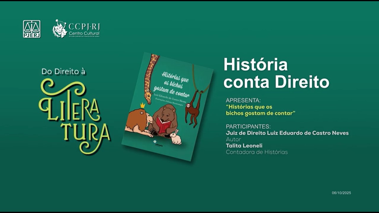 História conta Direito: Contação de história