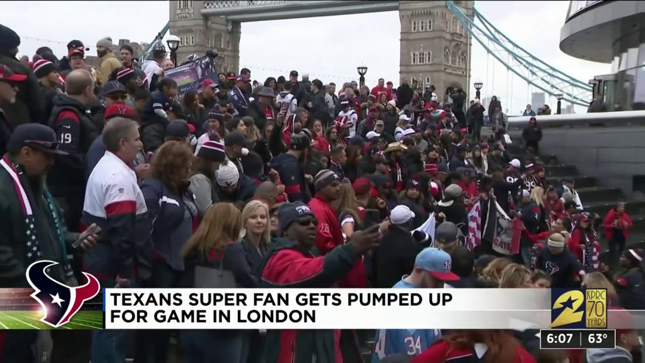 Texans Fans Pumped Up For Game In London