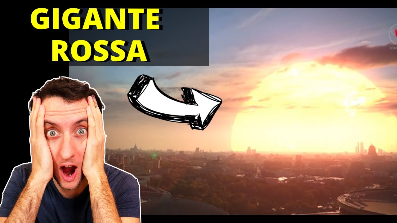 GIGANTE ROSSA al posto del SOLE #Shorts
