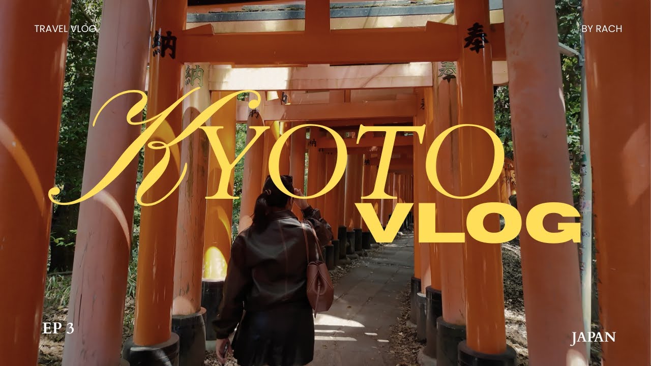 kyoto travel diary 🇯🇵 fushimi inari, imperial palace, matcha & food 🍵