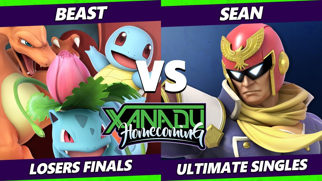 Xanadu Homecoming Losers Finals - Sean (Captain Falcon) Vs. Beast (Pokemon Trainer) Smash Ultimate