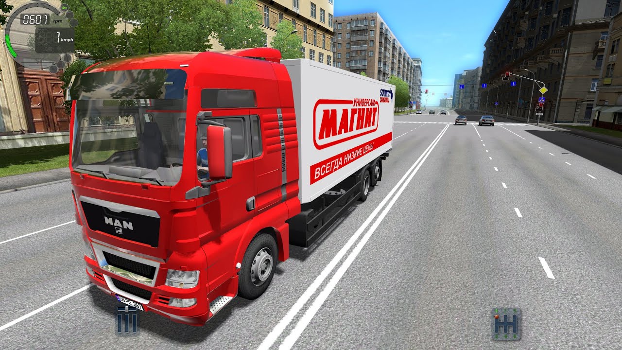 City Car Driving 1.5.0 MAN TGS TrackIR 4 Pro [1080P]