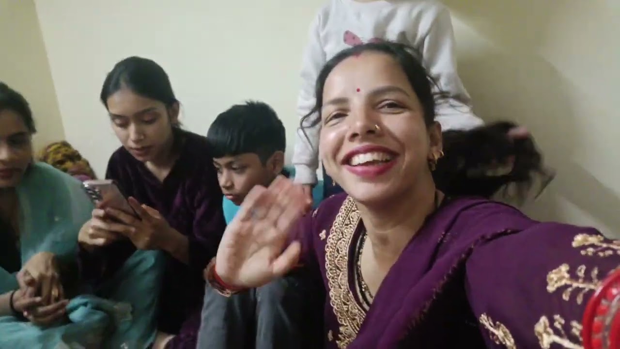 चाची चाचा जी की entry शादी की सालगिरह पर #viral #vlog #anniversary 