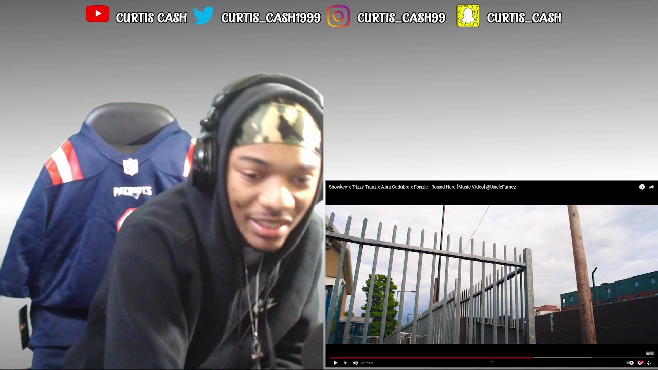 American Reaction To Showkey x Trizzy Trapz x Abra Cadabra x Fonzie - Round Here [Music Video]