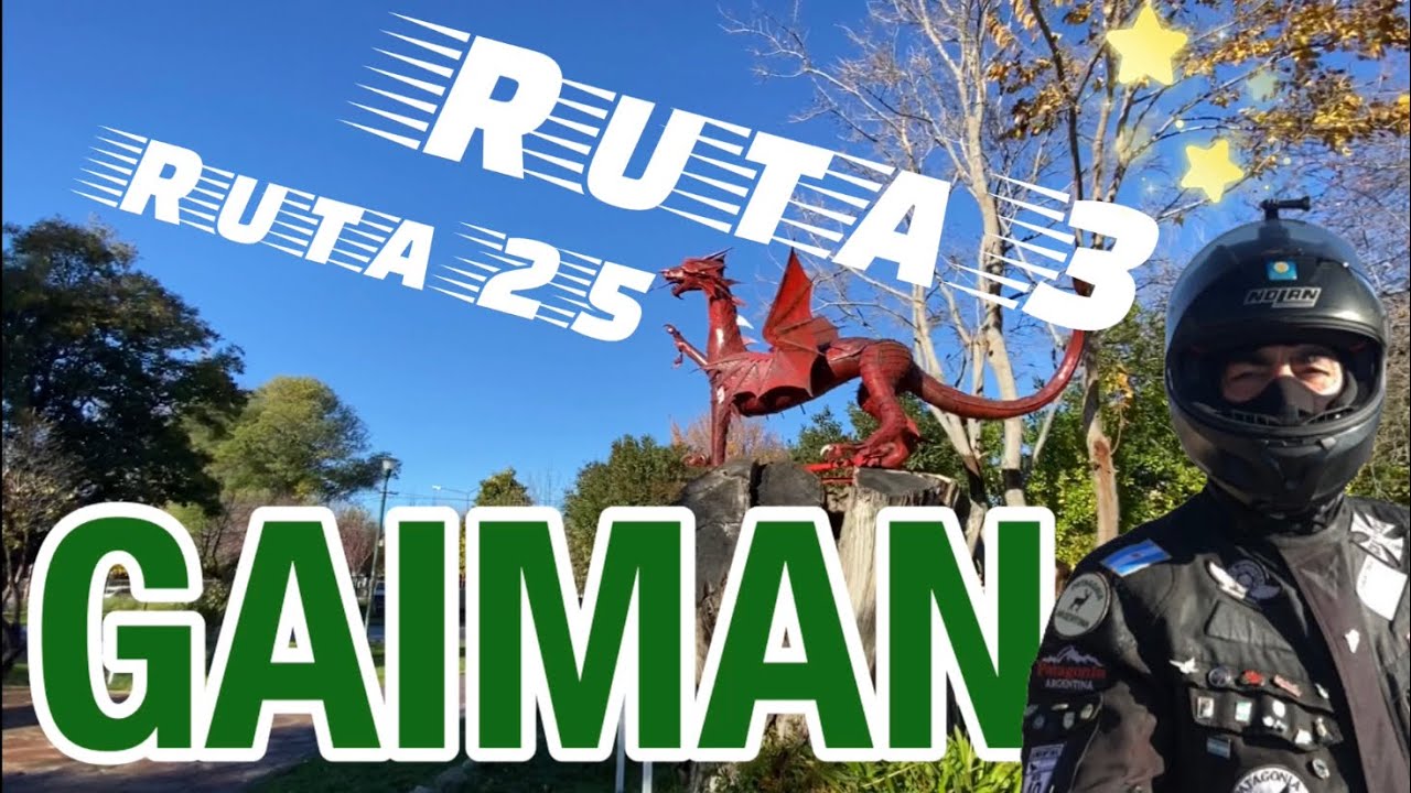 GAIMAN | Ruta 3 | Ruta 25 | en moto por Argentina | Patagonia