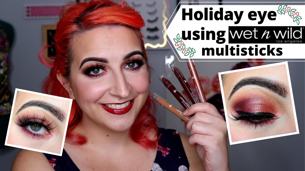 Holiday eye with WET N WILD MULTISTICKS | Kirby Rose