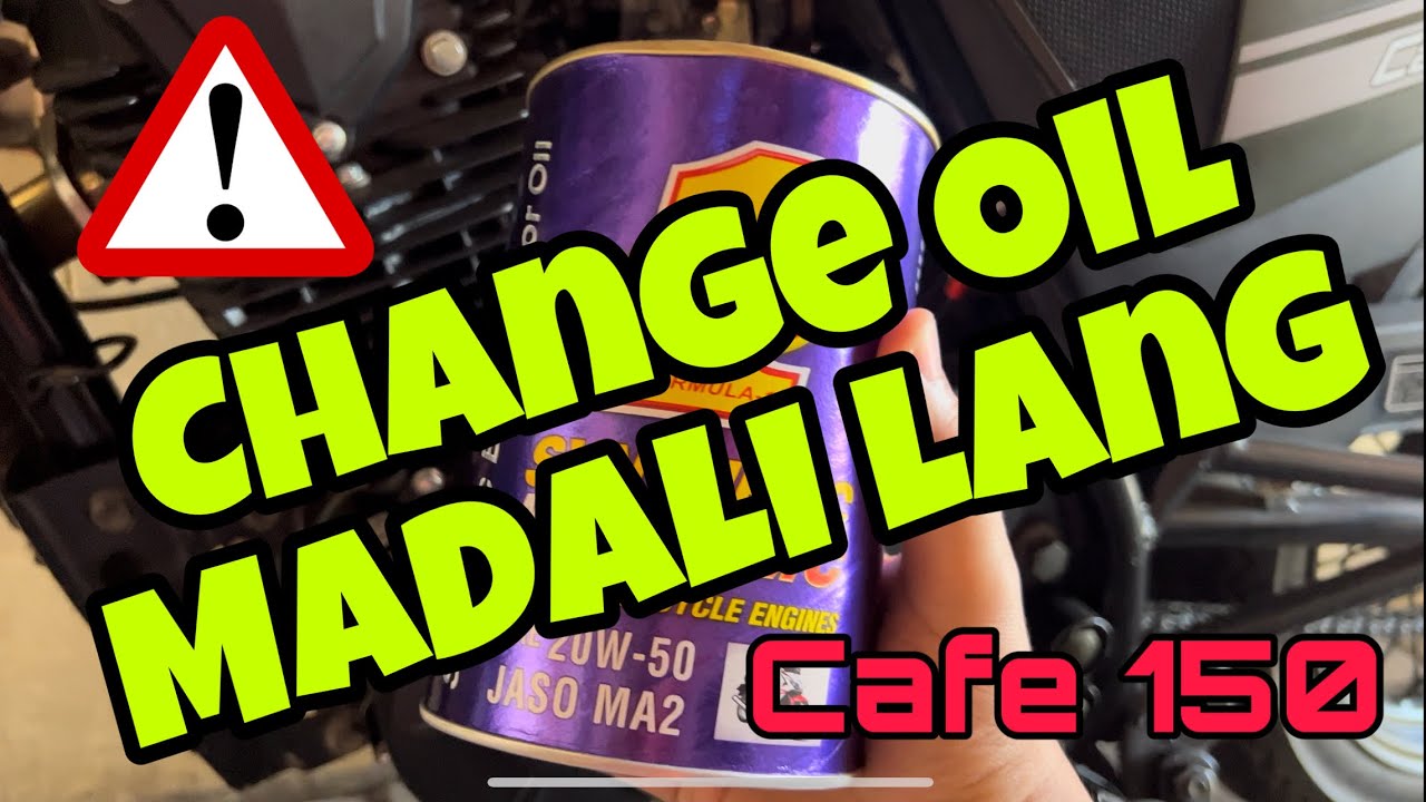 Napaka BASIC mag change oil sa Motorstar Cafe 150 | Moto Teng Vlog