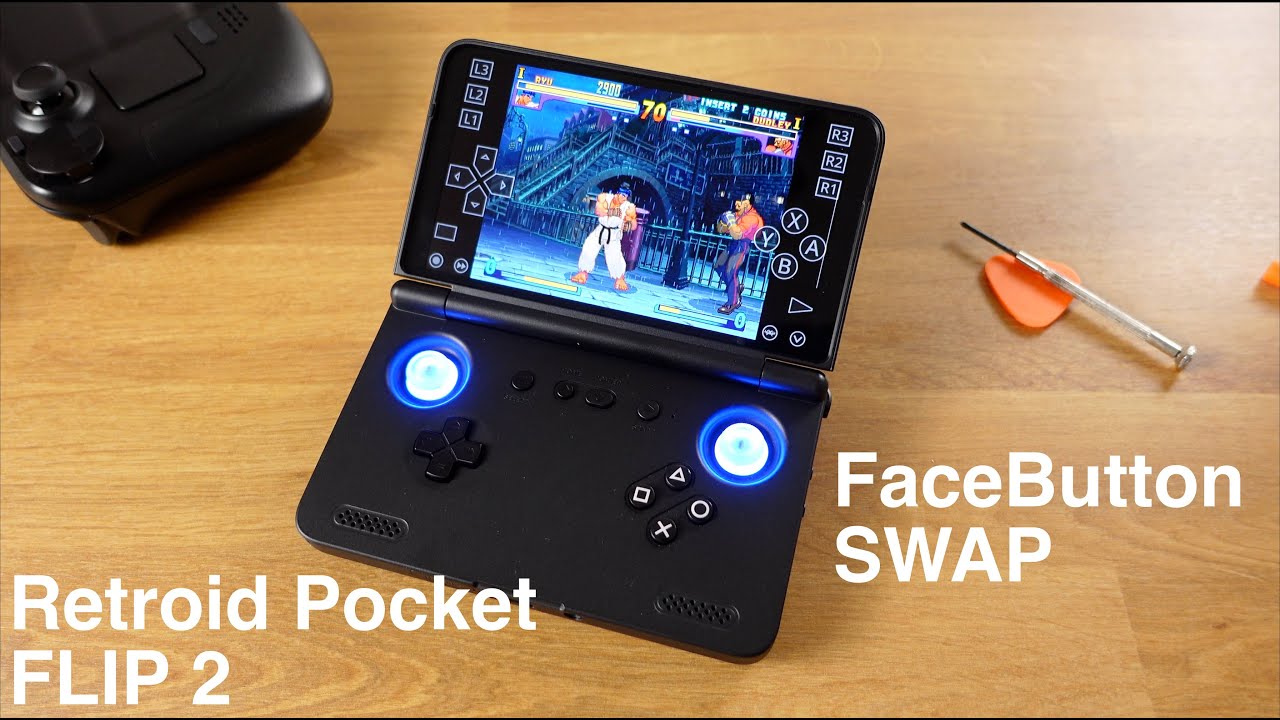 Retroid Pocket Flip 2  Disassembly & Quieter FaceButton Swap