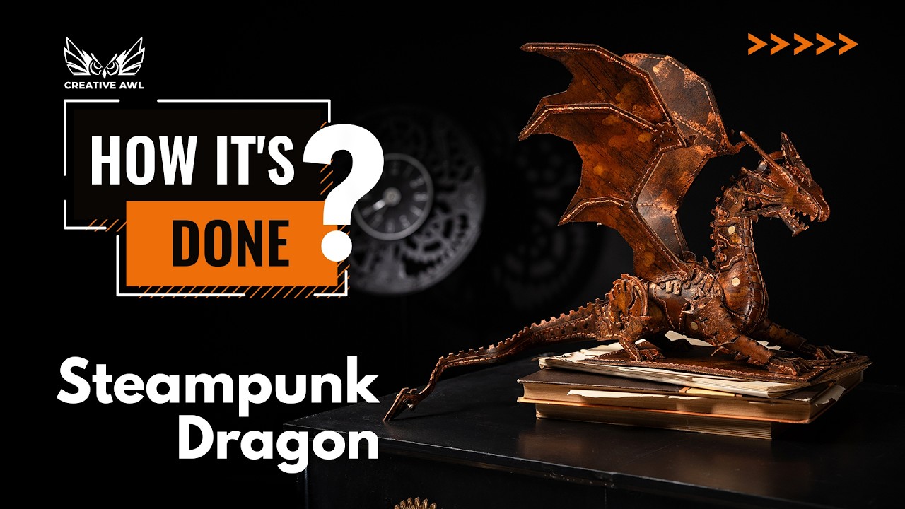 Make your own Leather Steampunk Dragon!