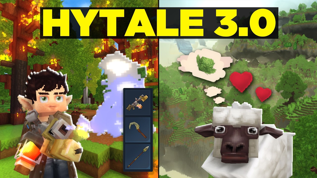 HYTALE 3.0 - LANÇOU UMA SUPER NOVA ATUALIZAÇÃO, VÁRIAS NOVIDADES!