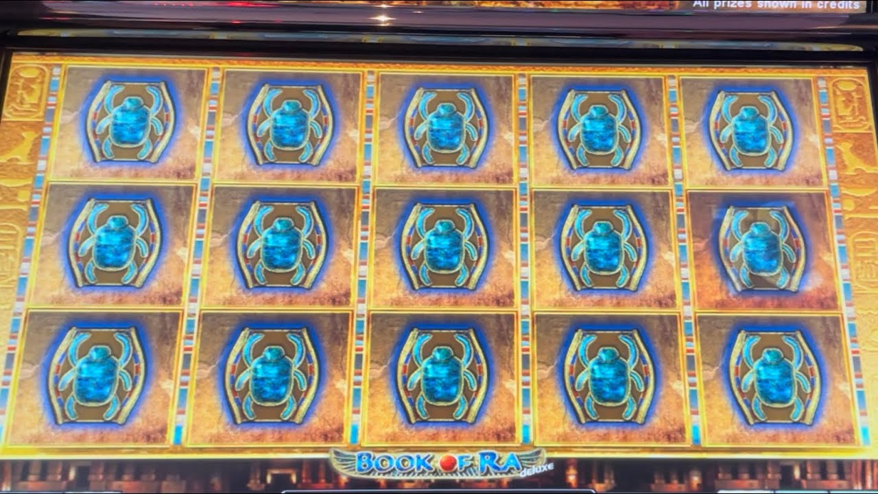 Book of RA wins and Scarab FULL screen