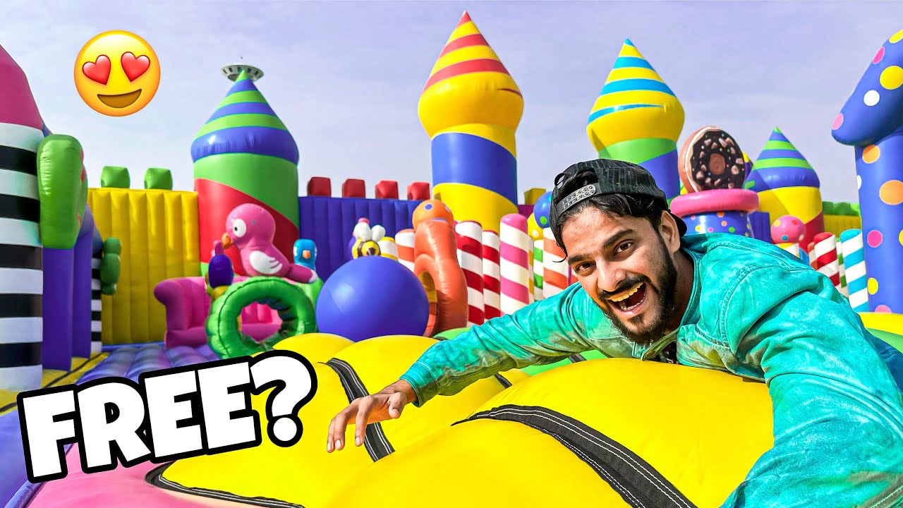 FREE ME JUMPING JAMBO KARLIA 😍|  World Biggest Jumping Castle