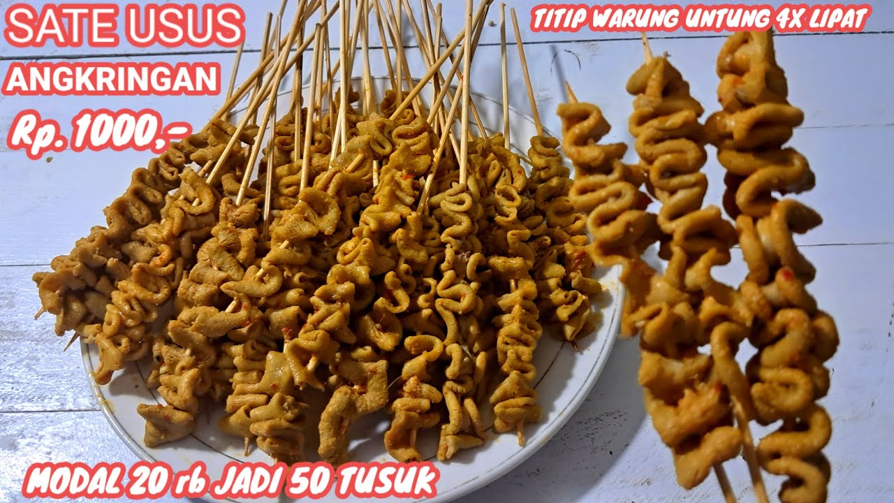 RESEP SATE USUS ANGKRINGAN UNTUK JUALAN TITIP WARUNG 