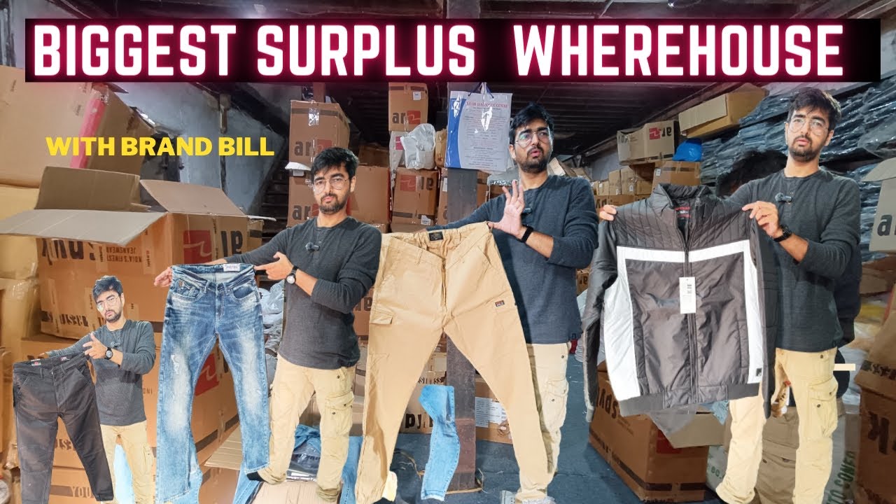 Whereहाउस Of Export Surplus Mens Wear Wholesale/Mumbai Surplus Godown/Export surplus/Clothing Mafia