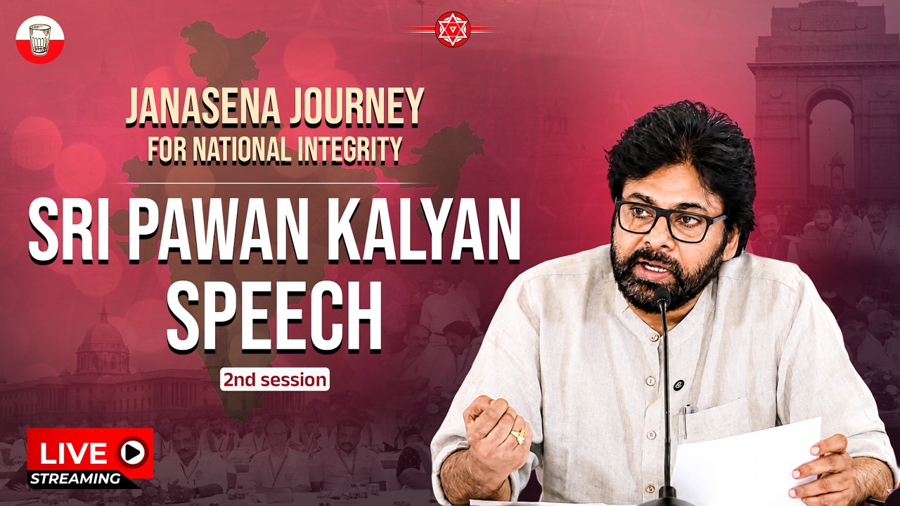 LIVE | Sri Pawan Kalyan Speech | Jana Sena Journey - For National Integrity | New Delhi