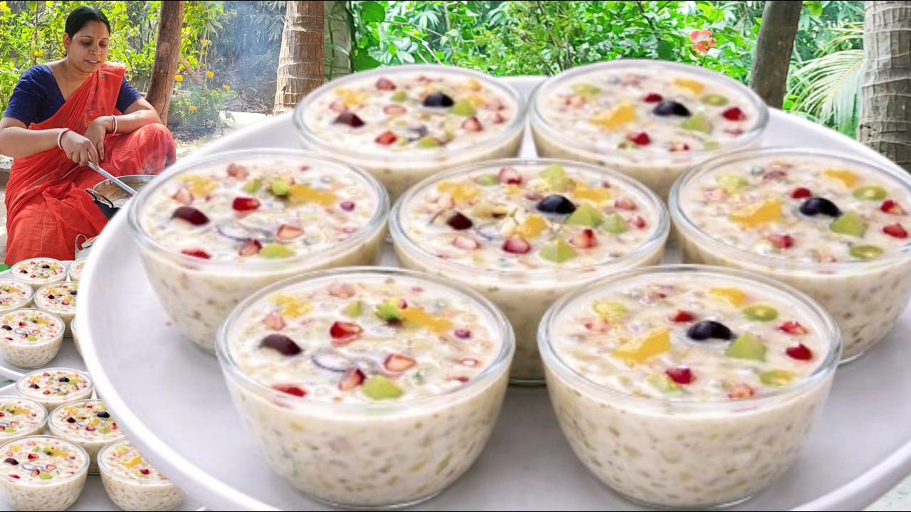 ঘরে থাকা কয়েকটি উপকরণে তৈরি এই ডেজার্ট এক বাটি খেলেই মন প্রাণ সব ঠান্ডা হয়ে যাবে||Dessert recipe