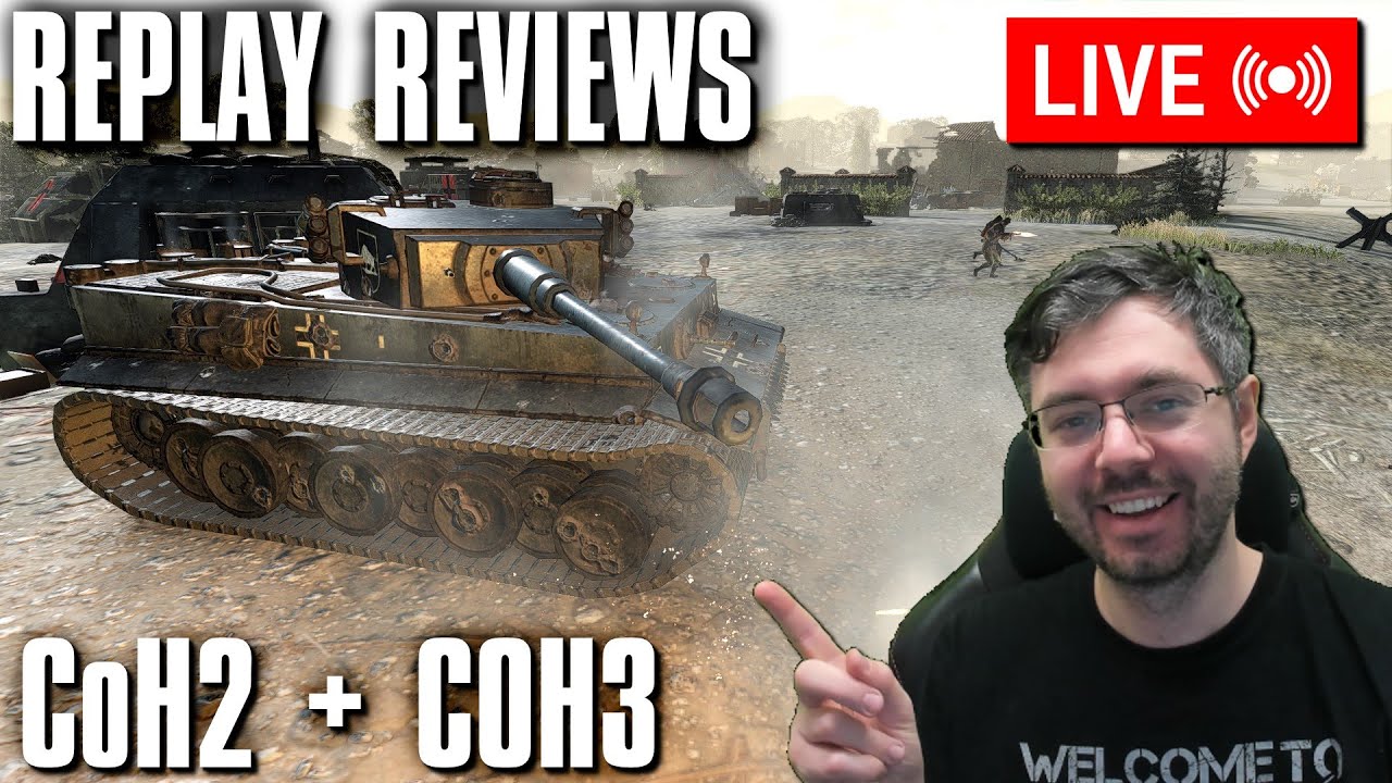 Training Tuesday! Want to Get Better At Company of Heroes? - REPLAY REVIEWS [LIVE] [VERTICAL]