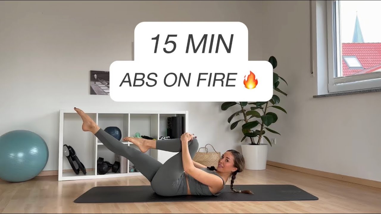 15 Minuten Pilates - ABS ON FIRE🔥 | Effektives Core Workout