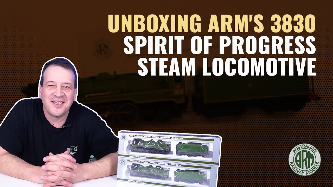 ARM H0 Scale C38 3830 Spirit Of Progress Steam Locomotive | Model Railway Unboxing & Review