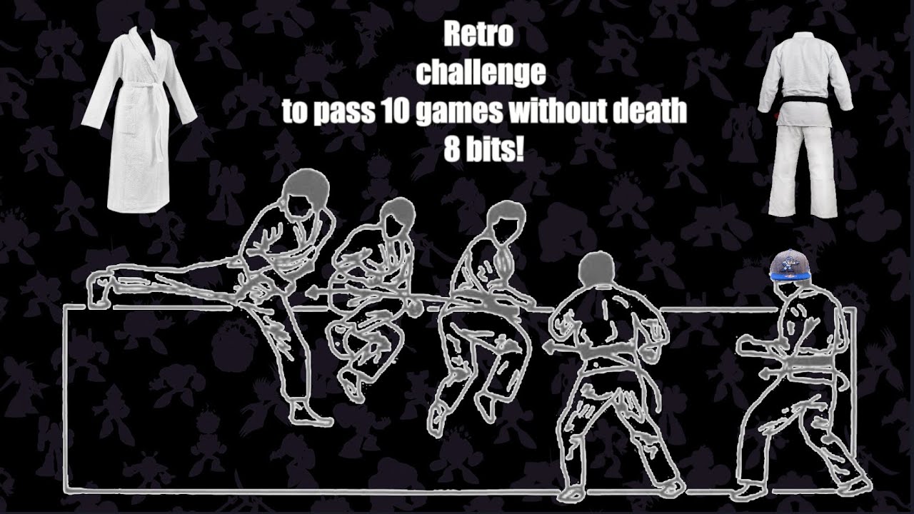 Retro challenge to pass 10 games without death (nes / famicom) 8 bits!