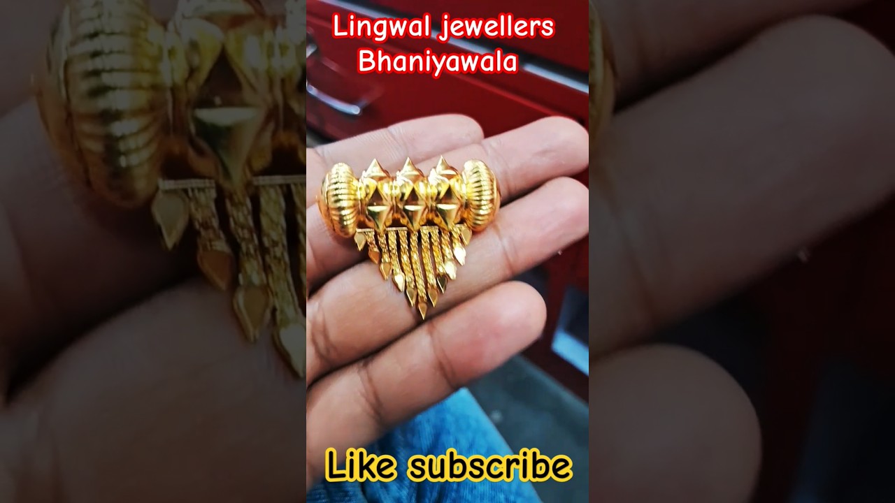 Gold Timaniya pendant design 22k price 40000 weight 4.5gm 