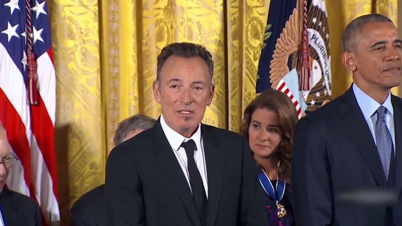 Bruce Springsteen Presidential Medal of Freedom 2016