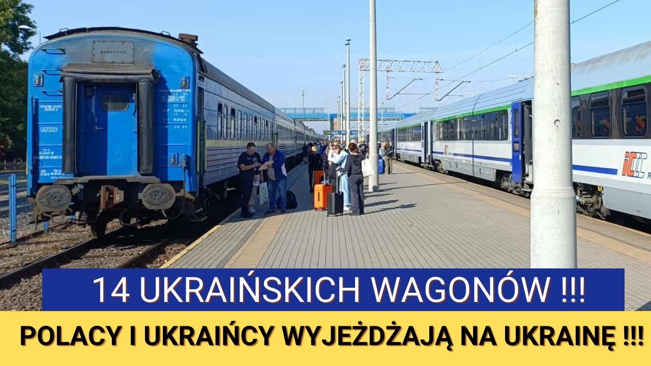 MASOWE MIGRACJE MIĘDZY UKRAINĄ A POLSKĄ! Jadę Pociągiem IC Chełmianin - cała trasa!