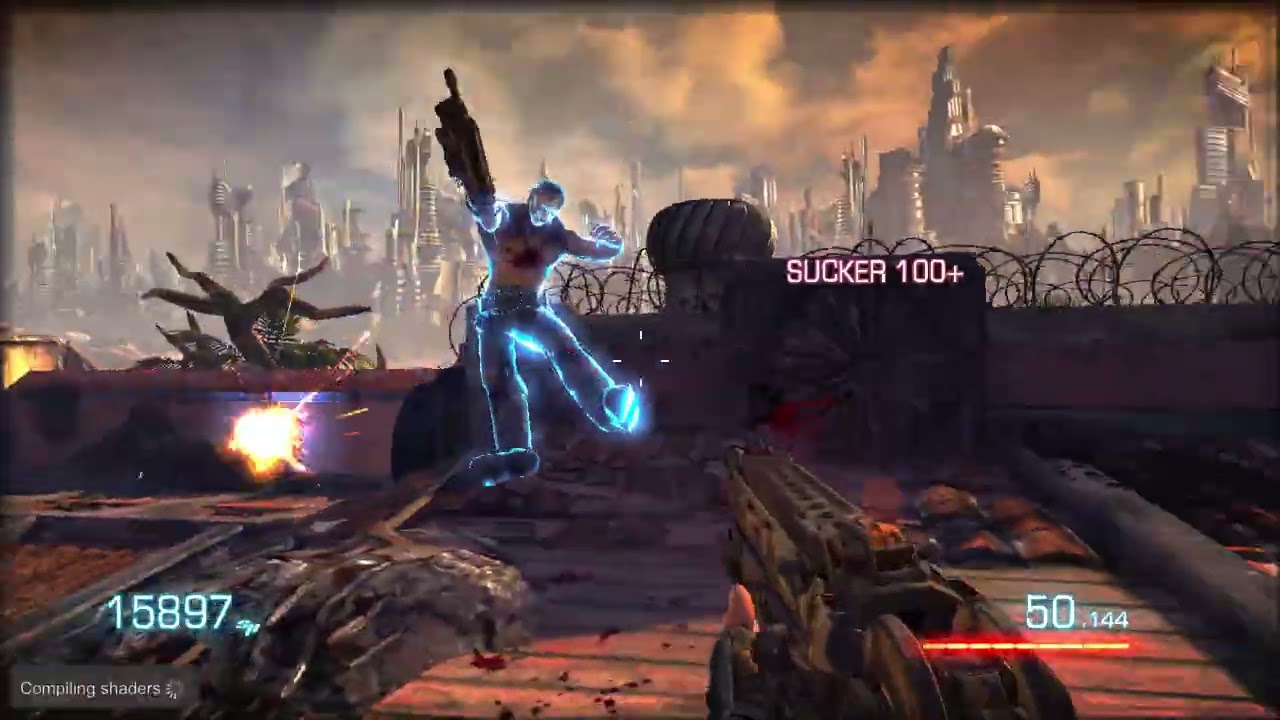 Bulletstorm act 2, chapter 1 (ork's violent vacation on stygia)