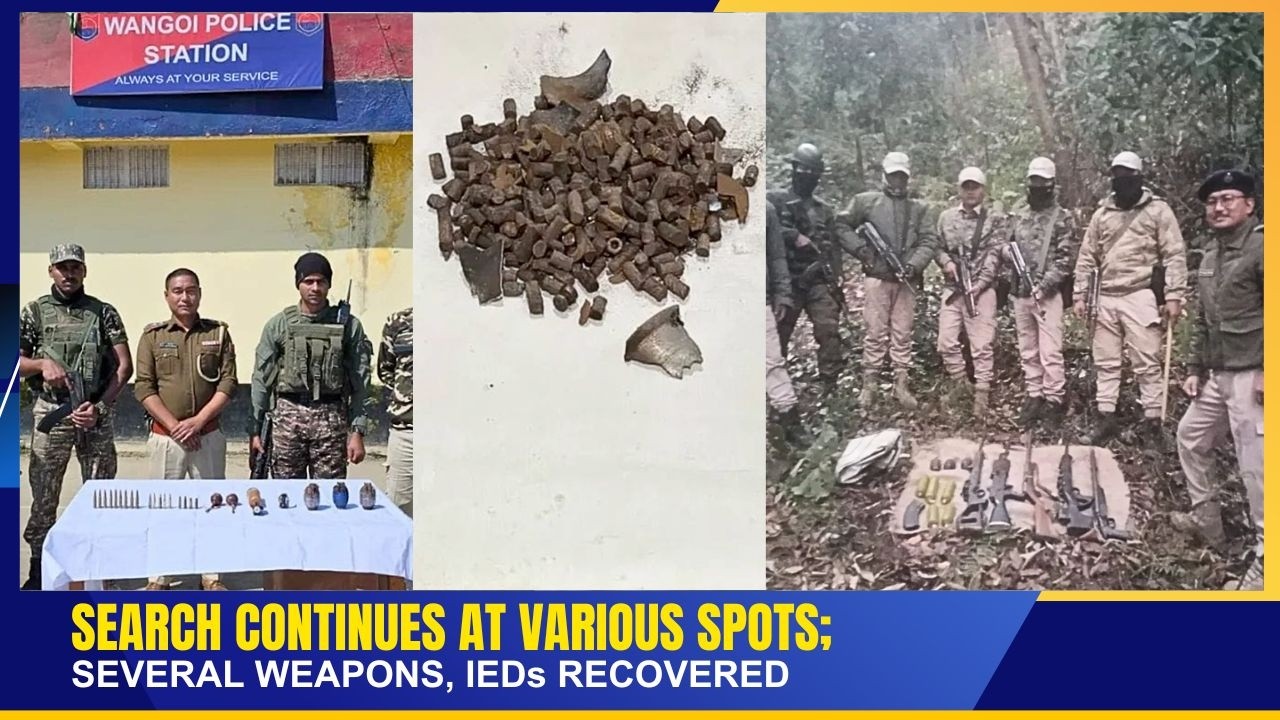 SEARCH CONTINUES AT VARIOUS SPOTS; ARMS CACHE, GRENADES & IEDs RECOVERED    | 19 FEB 2026