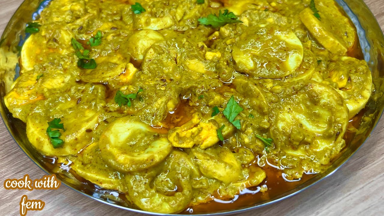 Hara Anda Tikka Masala - Issey Mazedaar Ande Ki Recipe Nahi Khai Hogi Kabhi Shart Lagalein 😋😊🤤