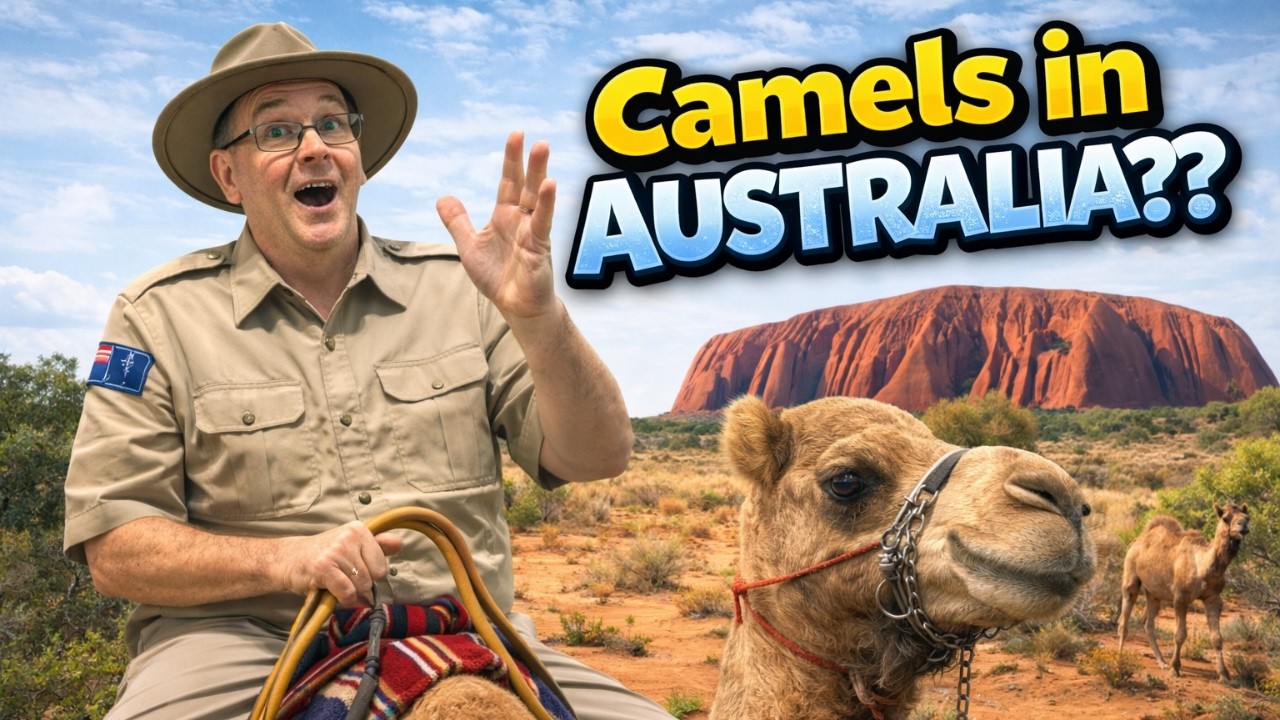 Camel Caravan Across the Desert...In Australia!