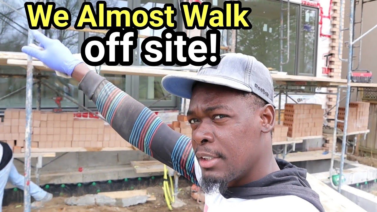 Bricklaying - We Almost Walk Off The Jobsite Because Of This!  ,