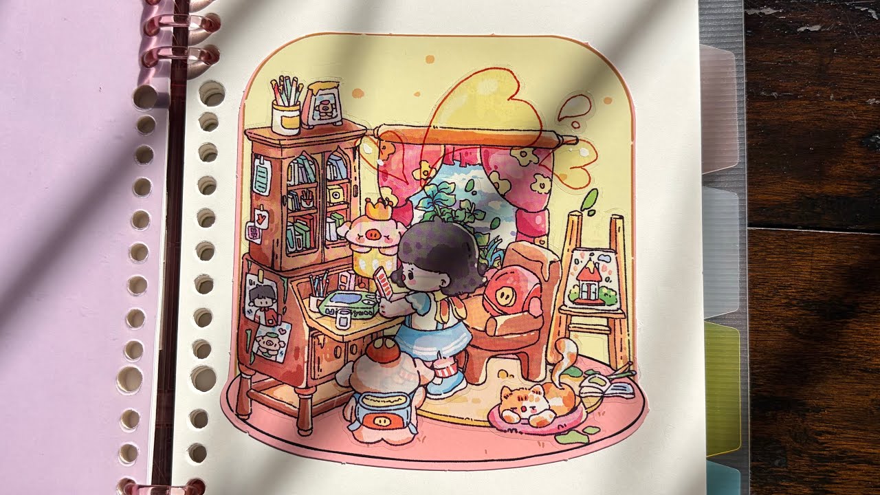 Let’s Play With Me! ✨ASMR✨ Landscape Miniature Stickers #18
