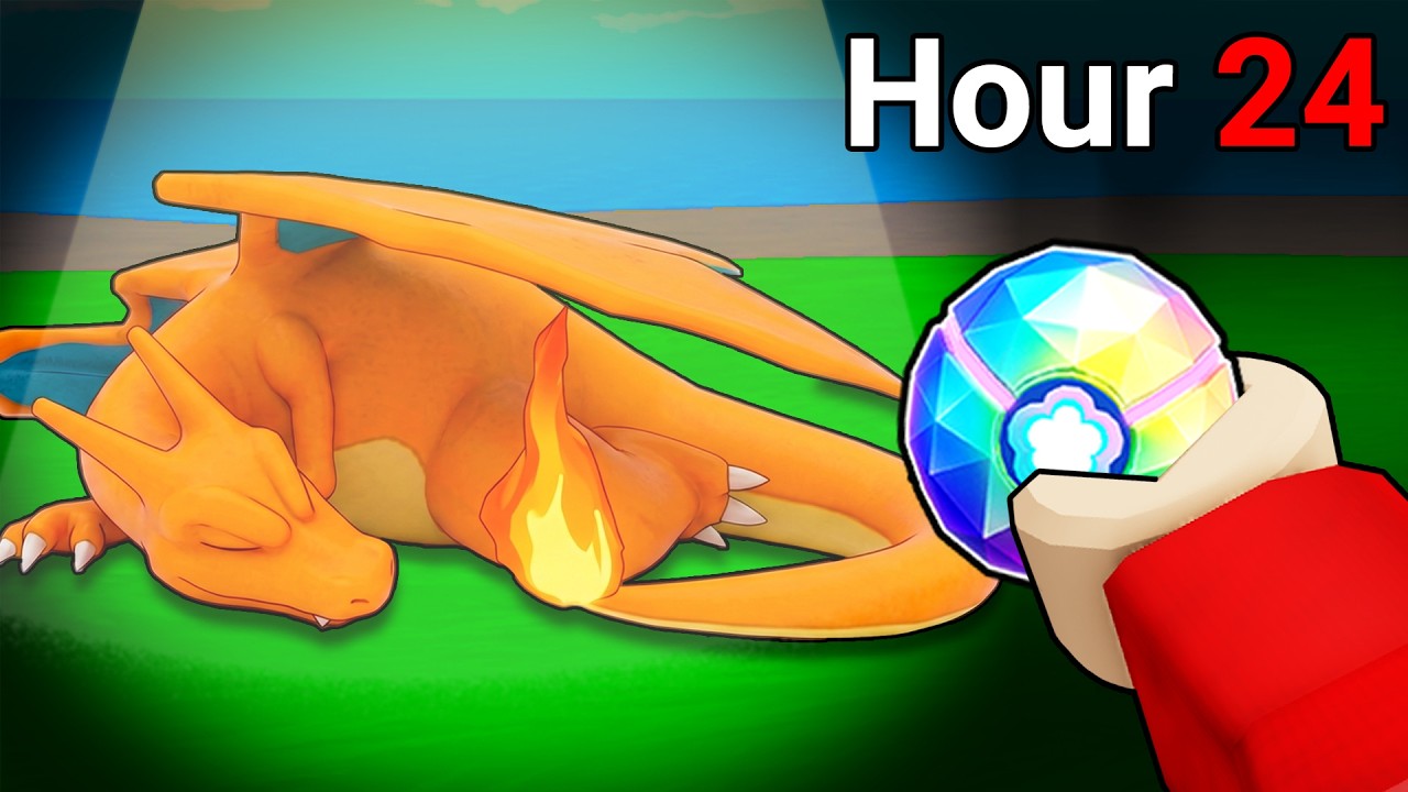 I Spent 24 Hours in Roblox Evomon..