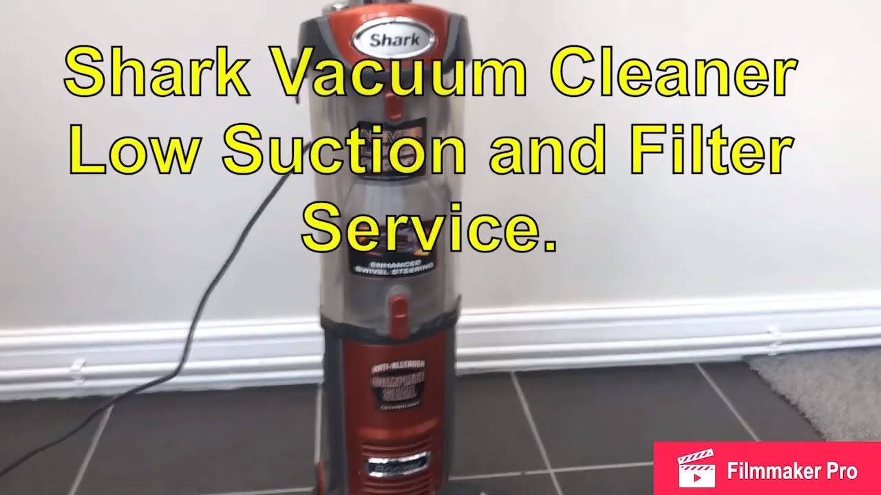 Shark NV480UKP Service Vacuum Cleaner Low Suction Filter Cleaning - Blockage Fix.