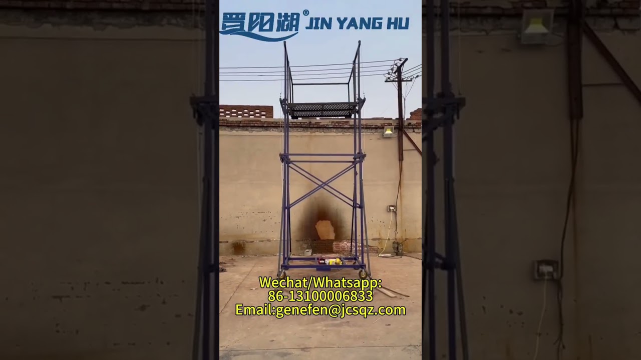 Factory Direct 300kg 500kg 6m 8m Scaffoldings Electric Lifting Scaffolding Mobile Folding Platform
