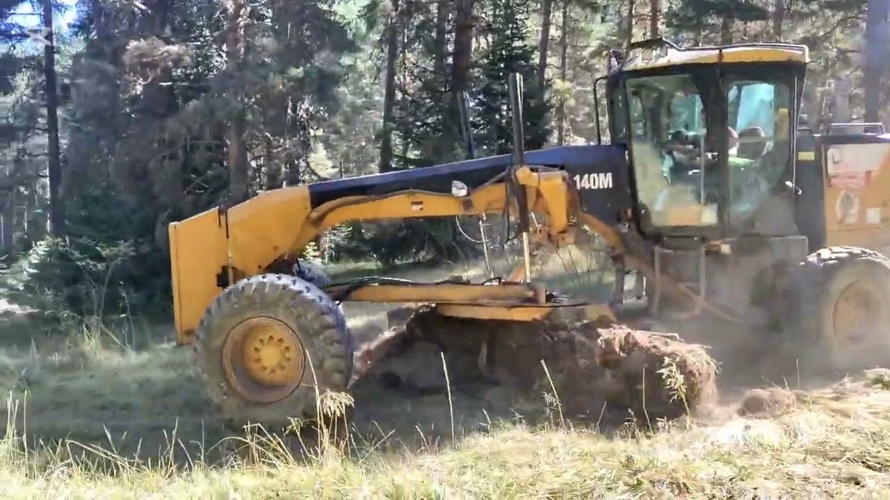CAT GREYDER İLE YENİ NAKLİYE YOLU NASIL AÇILIR, CATERPİLLAR GRADER 140M, KEPÇE VİDEOLARI 